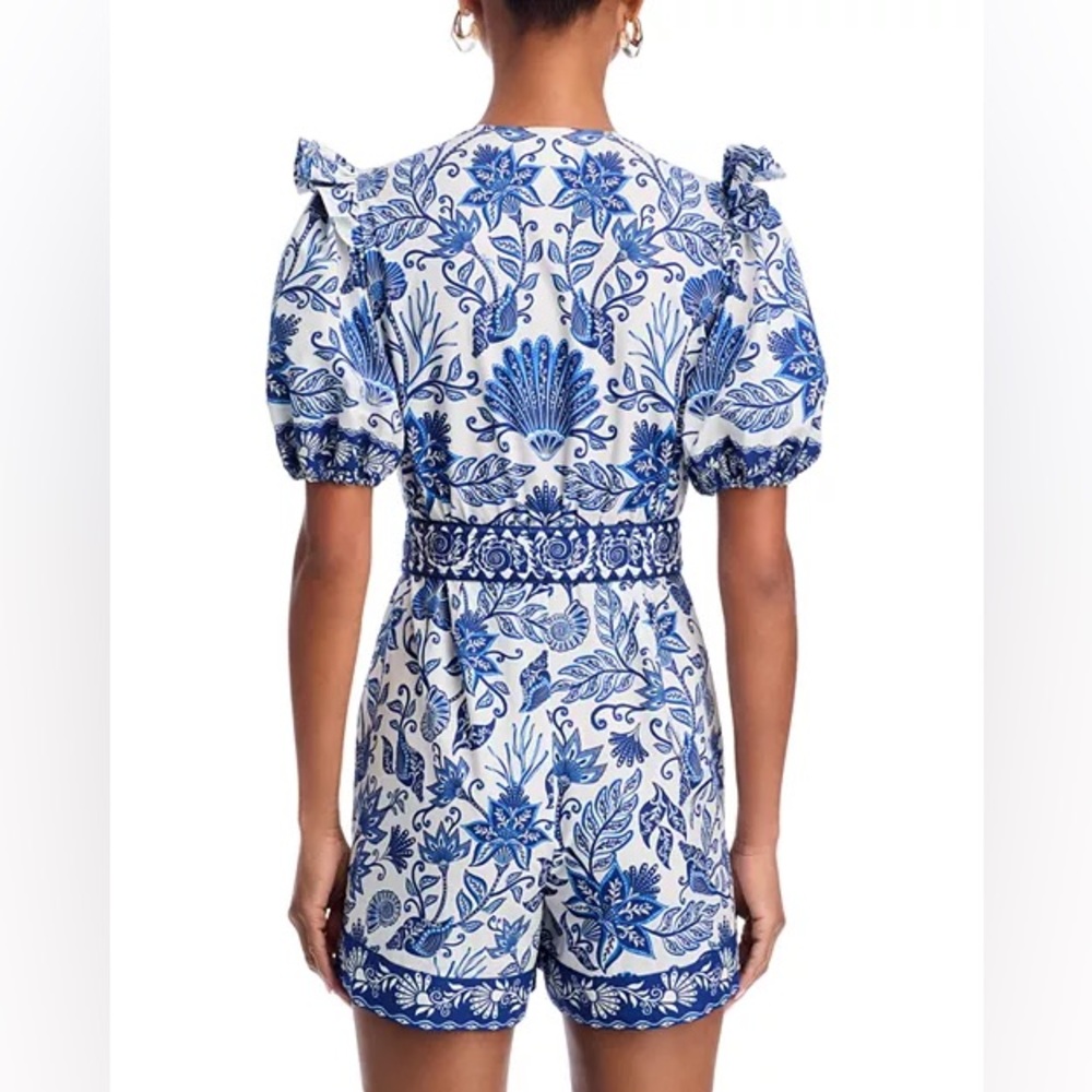 FARM Rio: Shell Garden Romper / Mini Dress - Picture 3 of 12